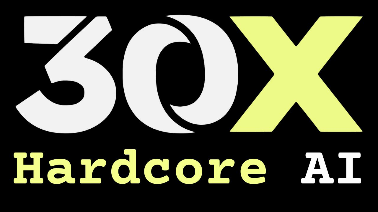 Logo 30X Hardcore AI